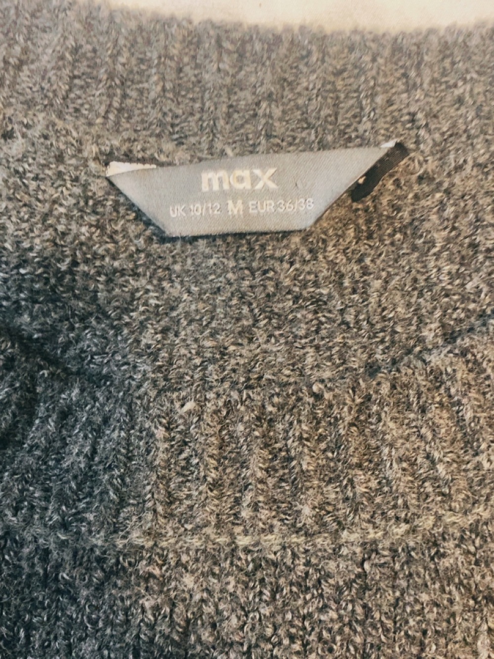 Gray Knit Sweater